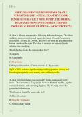 CJE FUNDAMENTALS BENCHMARK EXAM 2 &NewLine;NEWEST 2026&sol; 2027 ACTUAL EXAM TEST BANK&vert; &NewLine;FUNDAMENTALS CJE 2 WITH COMPLETE 300 REAL &NewLine;EXAM QUESTIONS AND CORRECT VERIFIED &NewLine;ANSWERS&sol; ALREADY GRADED A&plus; &lpar;MOST RECENT&excl;&excl;&rpar;