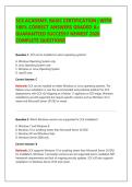 3CX Academy Basic Certification 2026 &vert; Complete Questions & Answers &vert; 100&percnt; Correct Answers &vert; Graded A&plus; &vert; Newest Update