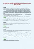 ECPI BIO111 Final Exam Verified Exam Questions and Answers Latest&NewLine;update 2026&sol;2027