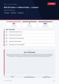 NUR 253 Exams 1&ndash;4 Mental Health Psychiatric Nursing Galen 2026&sol;2027 &ndash; Questions and Answers &vert; 100&percnt; Verified &vert; Detailed Rationales &ndash; Pass Guaranteed &ndash; A&plus; Graded