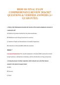 BIOD 101 FINAL EXAM&NewLine;COMPREHENSIVE REVIEW 2026&sol;2027&NewLine;QUESTIONS & VERIFIED ANSWERS &lpar;A&plus;&NewLine;GUARANTEE&rpar;