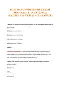 BIOD 101 COMPREHENSIVE EXAM&NewLine;&lpar;MODULES 1-6&rpar; QUESTIONS &&NewLine;VERIFIED ANSWERS &lpar;A&plus; GUARANTEE&rpar;