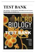 Test Bank For Microbiology&colon; An Introduction 14th Edition &vert; Gerard J&period; Tortora&comma; Christine L&period; Case&comma; Warner B&period; Bair III&comma; Derek Weber & Berdell R&period; Funke &vert; ISBN 9780137941612
