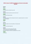 BUNDLED&semi;&semi;&semi;BIO 111 Verified Exam Questions and Answers Latest update 2026&sol;2027