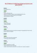 Bio 111 Midterm &num;2 Verified Exam Questions and Answers Latest&NewLine;update 2026&sol;2027