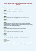 BIO 111 Exam 4 Verified Exam Questions and Answers Latest update&NewLine;2026&sol;2027
