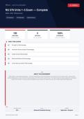 NU 578 Units 1&ndash;5 Exam Nursing Comprehensive Advanced Practice 2026&sol;2027 &ndash; Questions and Answers &vert; 100&percnt; Verified &vert; Detailed Rationales &ndash; Pass Guaranteed &ndash; A&plus; Graded