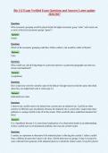 Bio 112 Exam Verified Exam Questions and Answers Latest update&NewLine;2026&sol;2027