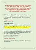 ATI RN MEDICAL SURGICAL RETAKE LATEST 2026 &NewLine;ACTUAL EXAM&vert; RN MED-SURG PROCTORED &NewLine;ASSESSMENT II &lpar;RETAKE&rpar; WITH COMPLETE REAL &NewLine;EXAM QUESTIONS AND CORRECT VERIFIED &NewLine;ANSWERS&sol; ALREADY GRADED A&plus; 
