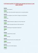 BUNDLED&semi;&semi;&semi;BIO 112 Verified Exam Questions and Answers Latest update 2026&sol;2027