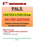 PALS Certification Exam Prep Questions Pediatric Advanced Life Support 2026 with Answers &lpar;Latest PDF&rpar;