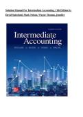 Solution Manual For Intermediate Accounting 11th Edition &vert; J&period; David Spiceland&comma; Mark W&period; Nelson&comma; Wayne B&period; Thomas & Jennifer Winchel &vert; ISBN 9781264134526