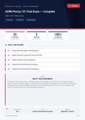AORN Periop 101 Final Exam Perioperative Nursing 2026&sol;2027 &ndash; Questions and Answers &vert; 100&percnt; Verified &vert; Detailed Rationales &ndash; Pass Guaranteed &ndash; A&plus; Graded