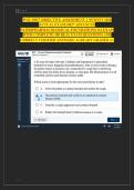 WGU D027 OBJECTIVE ASSESSMENT 2 NEWEST 2026 &NewLine;ACTUAL EXAM&vert; D027 ADVANCED PATHOPHARMACOLOGICAL FOUNDATIONS OA EXAM WITH COMPLETE 100 REAL EXAM QUESTIONS AND CORRECT VERIFIED ANSWERS&sol; ALREADY GRADED A&plus; 