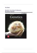 Test Bank For Genetics From Genes to Genomes 8th Edition by Charles Aquadro&comma; Complete Latest Solutions