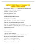 A&P 101 SCCC Chapter 1 Questions with&NewLine;Verified Correct Answers