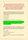 NYC EDUCATION OFFICER EXAM AND PRACTICE &NewLine;EXAM NEWEST 2026&sol; 2027 TEST BANK&vert; &lpar;DCAS&rpar; NYS &NewLine;EDUCATION OFFICER EXAM PREP WITH COMPLETE &NewLine;300 REAL EXAM QUESTIONS AND CORRECT &NewLine;VERIFIED ANSWERS&sol; ALREADY GRADED A&plus;  