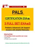 PALS Certification Exam &lpar;Pediatric Advanced Life Support&rpar; Questions & Answers PDF