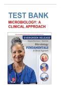 Test Bank for Microbiology Fundamentals&colon; A Clinical Approach by Marjorie Kelly Cowan&comma; Heidi Smith and Jennifer Lusk&comma; 2024 Release&vert; 9781264585557&vert; All Chapters 1-22&vert; LATEST 2026