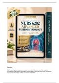 Capella NURS 6202 Final Exam 2026 PDF &vert; Advanced Pathophysiology Practice Q&A