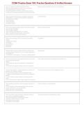 CCMA Practice Exam 180 &vert; Practice Questions & Verified Answers &vert; NHA Certified Clinical Medical Assistant 2026&ndash;2027