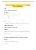 BIO 140 Chapter 1 Questions with Verified&NewLine;Correct Answers