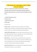 C706 Study Set 3 Questions with Verified&NewLine;Correct Answers