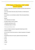 C795 Chapter 18 Questions with Verified&NewLine;Correct Answers