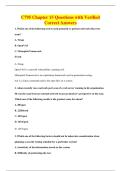 C795 Chapter 15 Questions with Verified&NewLine;Correct Answers