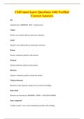 C165 must know Questions with Verified&NewLine;Correct Answers