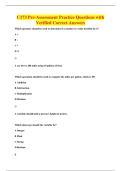 C173 Pre-Assessment Practice Questions with&NewLine;Verified Correct Answers