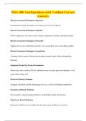 NSG-300 Test Questions with Verified Correct&NewLine;Answers