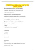 NUR 378 Exam 2 Questions with Verified&NewLine;Correct Answers