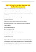 HRCI PHRca Practice Test Questions with&NewLine;Verified Correct Answers