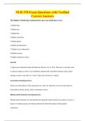 NUR 378 Exam Questions with Verified&NewLine;Correct Answers