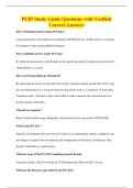 PCIP Study Guide Questions with Verified&NewLine;Correct Answers