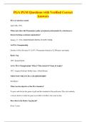 PGA PGM Questions with Verified Correct&NewLine;Answers