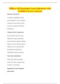 PHRca All Functional Areas Questions with&NewLine;Verified Correct Answers