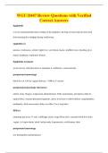WGU D447 Review Questions with Verified&NewLine;Correct Answers