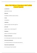 wilkes NSG 500 test 2 Questions with Verified&NewLine;Correct Answers