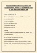 ILLINOIS PROFESSIONAL LAND SURVEYOR &lpar;PLS&rpar; ULTIMATE JURISDICTIONAL PACKAGE &vert; Public Land Survey System&comma; Riparian Rights&comma; IDFPR Rules & Easement Law &vert; 500&plus; Q&A