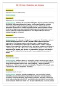 NU 518 Exam 1 Questions and Answers