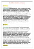 NU 518 Exam 2 Questions and Answers