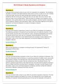 NU 518 Exam 2 Study Questions and Answers
