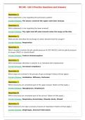 NU 545 - Unit 5 Practice Questions and Answers