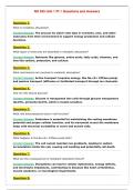 NU 545 Unit 1 Pt 1 Questions and Answers
