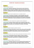 NU 545 Unit 1 Questions and Answers