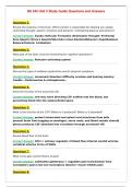 NU 545 Unit 2 Study Guide Questions and Answers