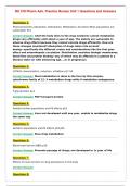 NU 578 Pharm Adv&period; Practice Nurses Unit 1 Questions and Answers