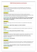 NU621 Review Questions and Answers